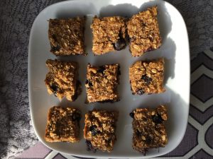 Blueberry Quinoa Breakfast Bars by Marie Tower at MarieTower.com