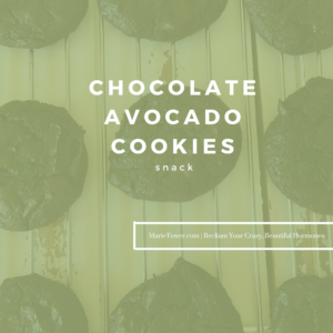 CHOCOLATE AVOCADO COOKIES by Marie Tower at Marietower.com