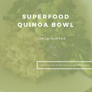 Superfood Quinoa Bowl by Marie Tower at MarieTower.com