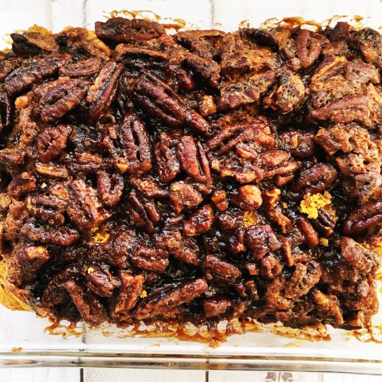 Pumpkin Pecan Pie Bread - Marie Tower Nutrition