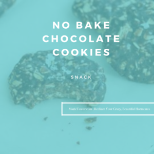 No Bake Chocolate Cookies by Marie Tower at MarieTower.com No Bake Chocolate Cookies by Marie Tower at MarieTower.com
